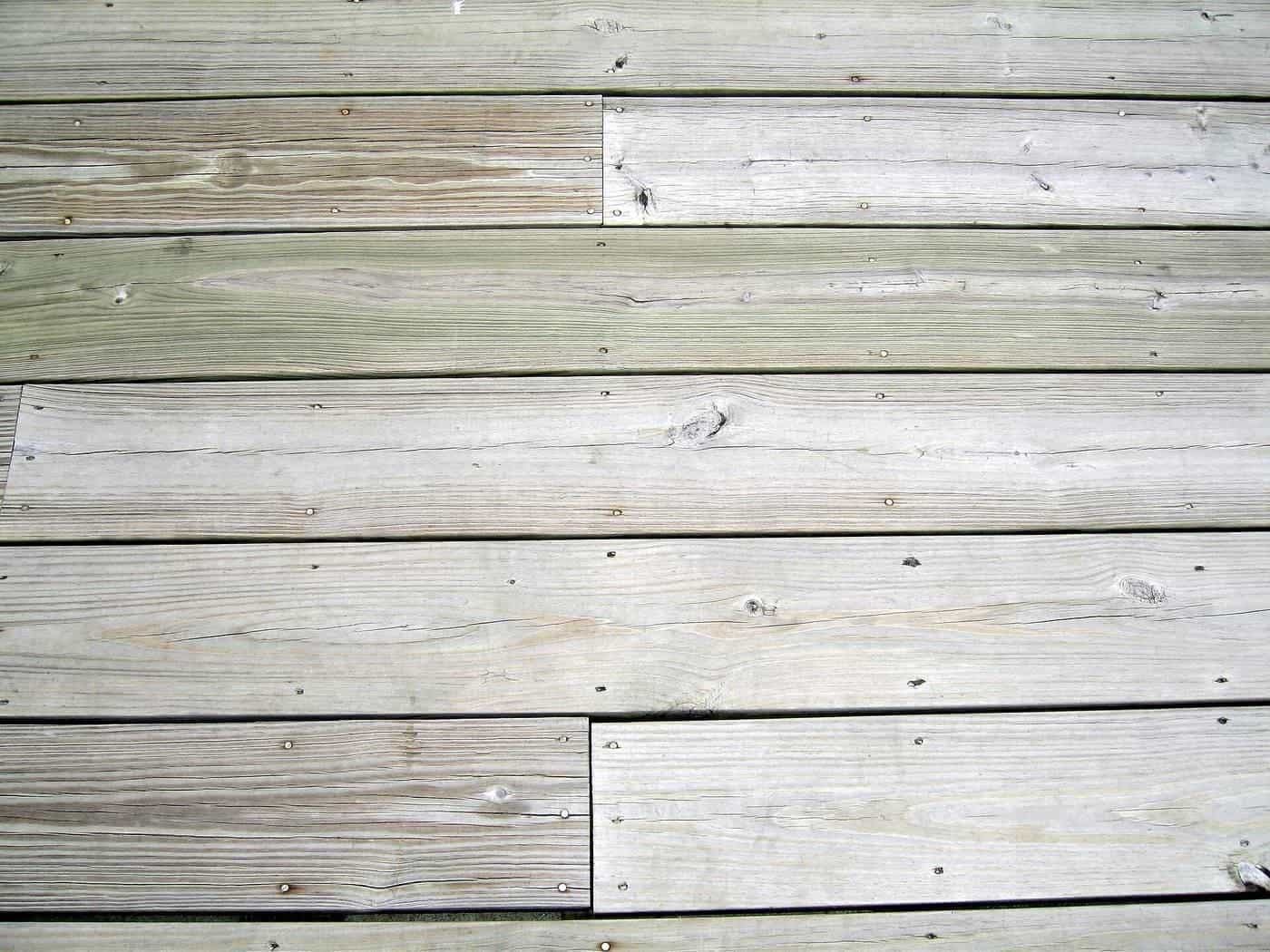 Plain weathered timber boards