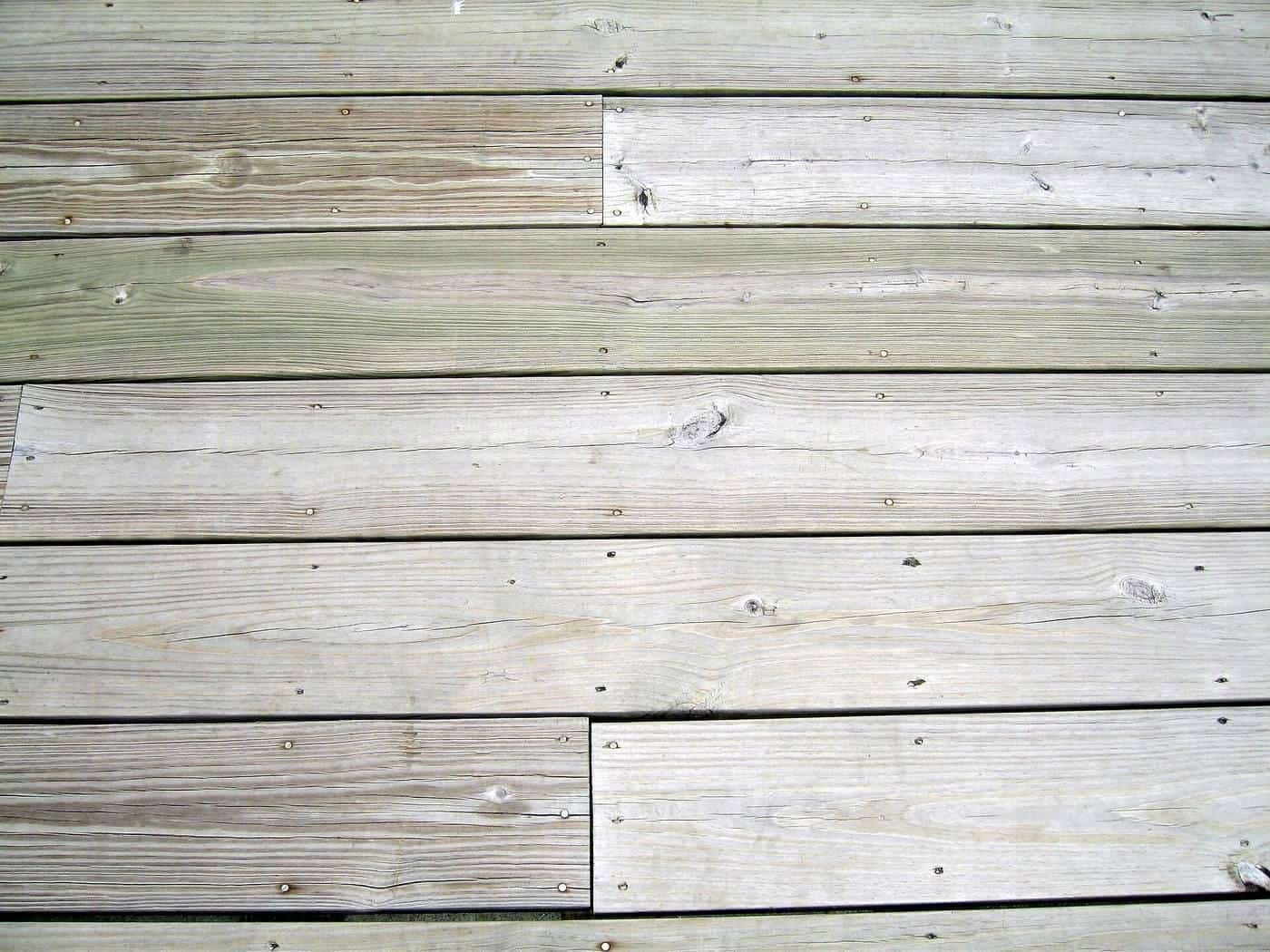 Plain weathered timber boards